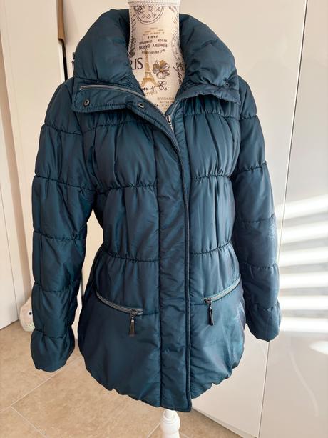 Prosivana bunda petrolejové barvy 36 heine, 36