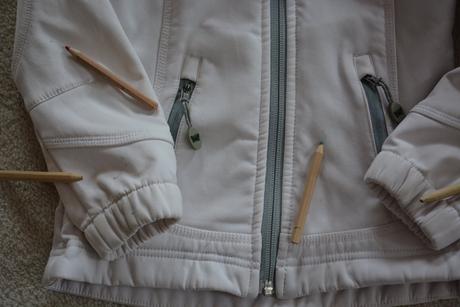 Bílá softshell bunda, 116