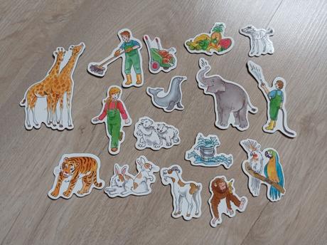 Knížky "zábavné magnety", 