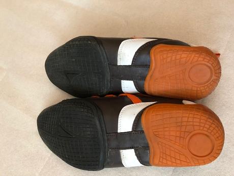 Hnedo oranzove boty 36, 36