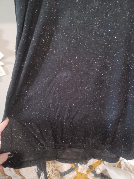 Třpytivý top tričko h&m 158/164, 164