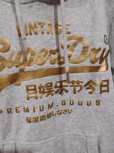 Šedá mikina superdry, superdry,164