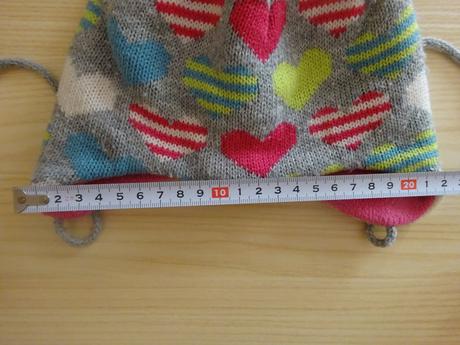 Zimní čepice se srdíčky, vel. 74/80, etirel,74