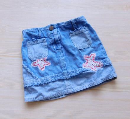 Riflová sukýnka vel.92/98, 98