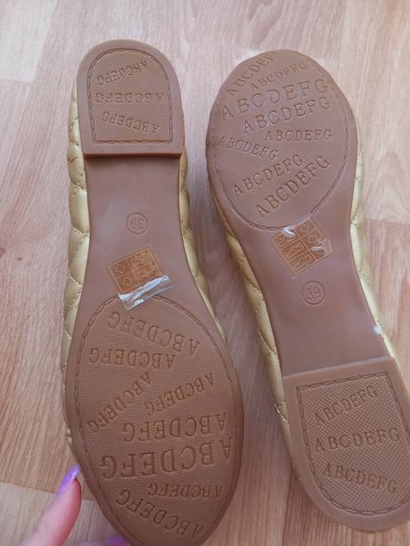 17 - béžové baleríny vel. 38 - n.o.v.é, 37 / 38