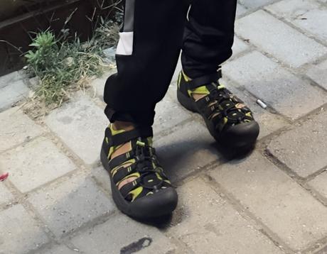 Keen sandály newport černé/zelené velikost 39, keen,39