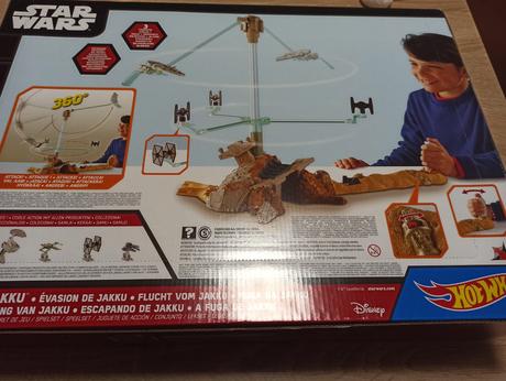 Hrací set-hot wheels star wars-únik z jaku,