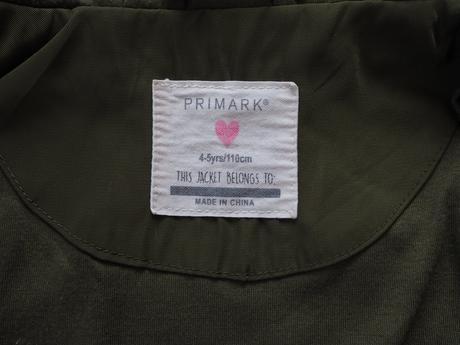 Větrovka vel 110, primark,110