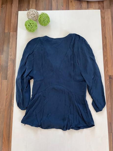 Temně modrá jako hedvábná halenka, vel l/xl, mango, mango,l
