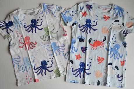 Bavlněná trička s chobotničkami, lindex,122