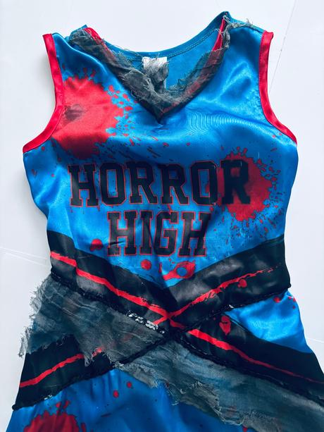 An12/ kostým roztleskávačky zombie - v.5/6 let,