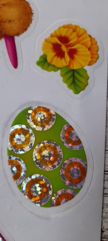 Okenni dekorace velikonoční zajíc s vajíčky, 