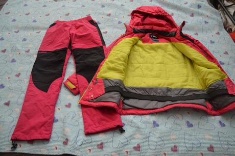 146 152 158 lyžařská bunda a oteplováky, brugi,152