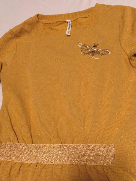 Nádherné třpytivé šaty cocodrillo vel. 140 cm, coccodrillo,140