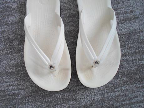 Bílé žabky, crocs,40