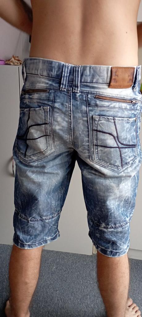 Riflové šortky zn."smog" vel."m", m