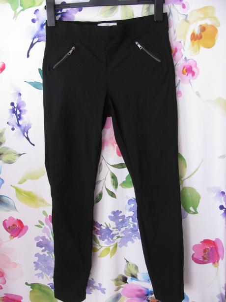 Dámské černé strečové kalhoty essentials, 38