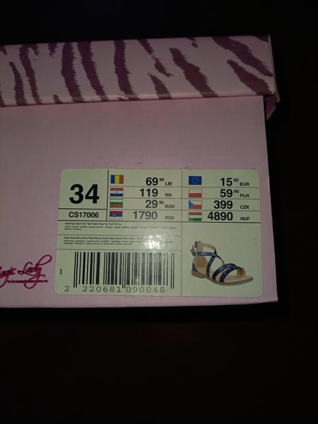 Dívčí sandálky magic lady, 34