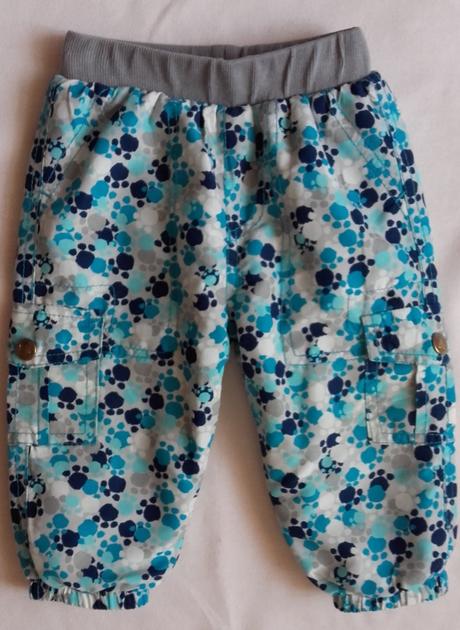 Vyteplené (zateplené) zimní kalhoty, vel.68, ergee, ergee,68