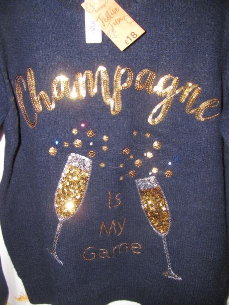 Tmavě modrý svetr s flitry a světýlkama, george,38