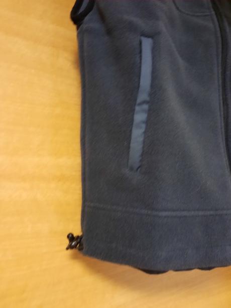 Vesta fleecová z polartec tmavě šedá, vel. s, 164