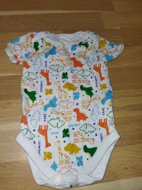 Bílé body s dinosaury 98 george, george,98