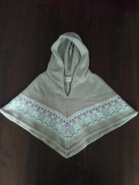 Pončo 9-12 měsíců velikost 80 nositelné déle, f&f,80