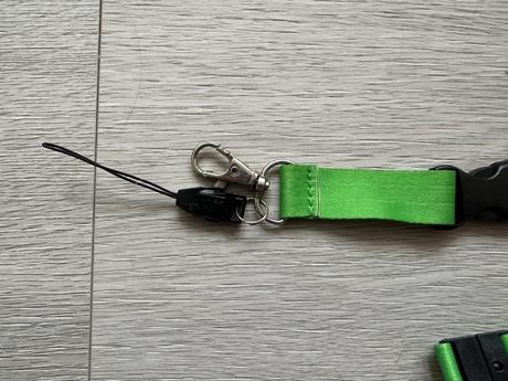 Klíčenka, šňůrka, karabinka pro děti, 5 ks,