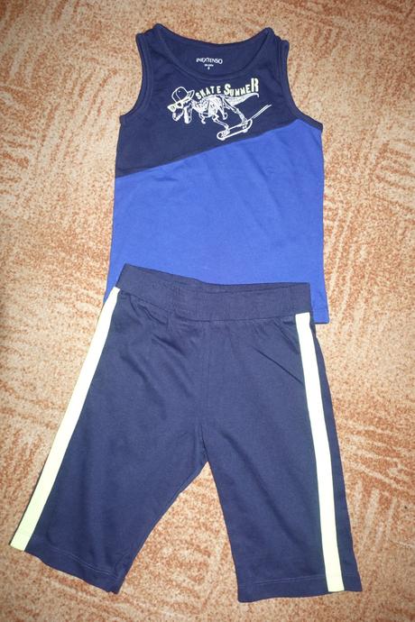 Letní set pro kluka vel. 122-128, 122