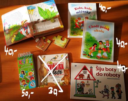 Knížky různé - i jednotlivě, 