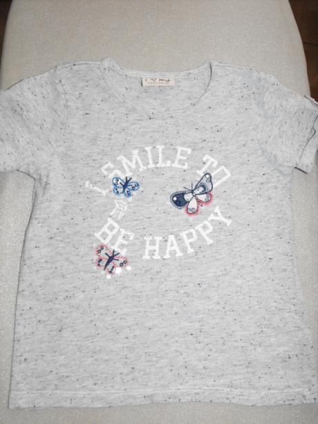 Melírované tričko smile to be happy zn. next, next,104