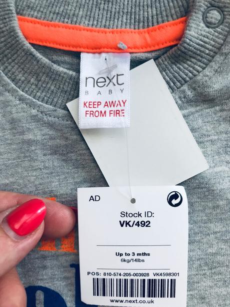 Triko nové next  v.3 měs., next,68