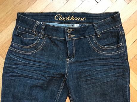 Džínové bermudy, c&a,42