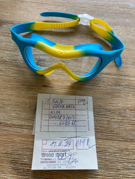 Plavecké brýle arena spider kids mask 2-5let, 