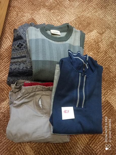 2x svetr, mikina a kalhoty, xl