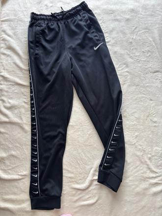 K9/ tepláky černé sportovní - v.158/164 zn. nike, nike,158