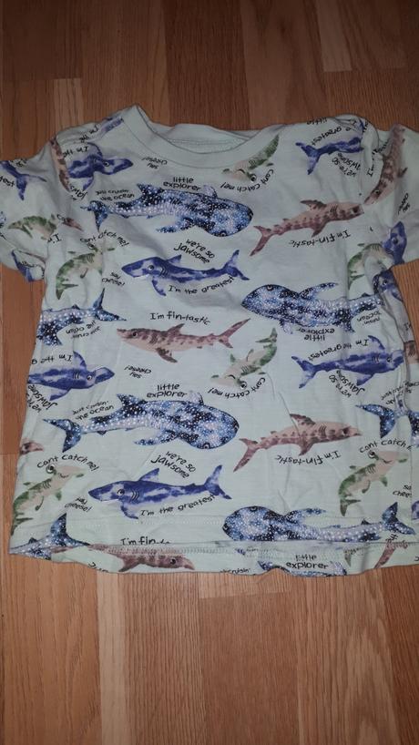 Tričko s ryby vel. 92 nutmeg, nutmeg,92