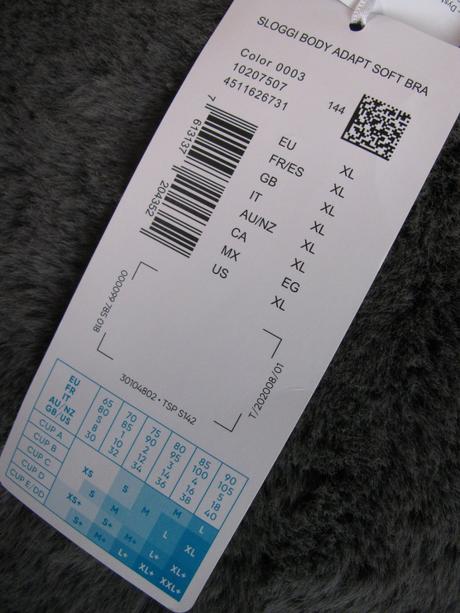 Dámská bezešvá podprsenka sloggi body adapt soft, xl