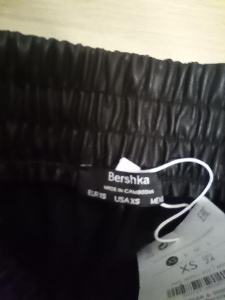 Koženkové kalhoty bershka xs, bershka,xs