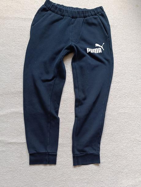 Tmavě modré tepláky puma vel. 152/158, puma,158