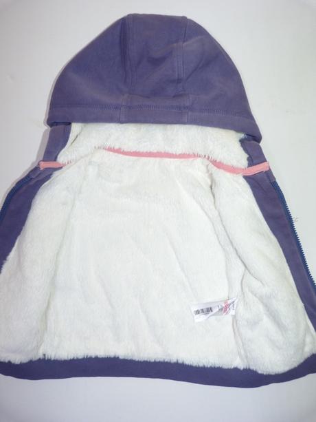 Zateplená mikina vel. 92, nutmeg,92