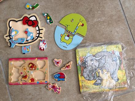 Puzzle pro nejmenší, hello kitty slon, 