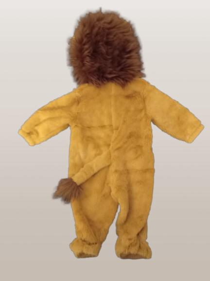 Karnevalový chlupatý kostým lvíček 3-6 měsíců,