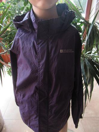 Unisex fialová pláštěnková bunda, mountain warehouse,128