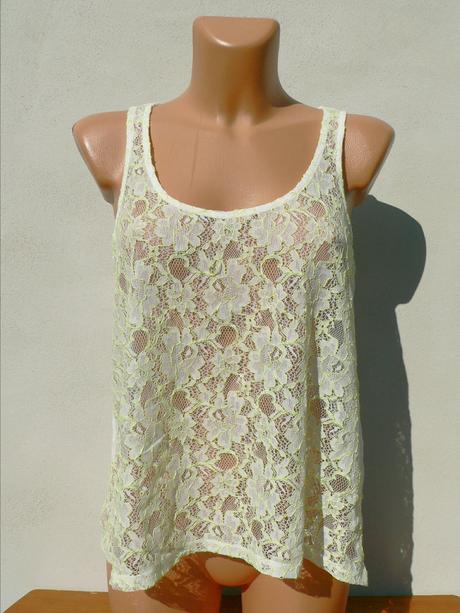 Volný krajkový top tally weijl - vel.m, tally weijl,m