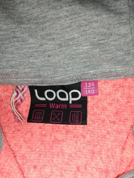 Mikina dívčí loap, vel. 134 /140., loap,134