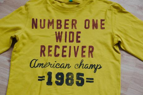 Zlute tricko benetton, benetton,128