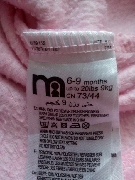 Mikina zn.mothercare,vel.74, mothercare,74