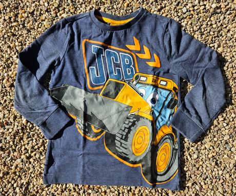 L269	chlapecké triko s dl. rukávem jcb v. 122, 122