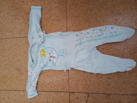 Kojenecký komplet, zavinovací body a dupačky, 62